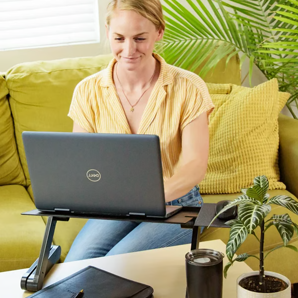 Adjustable Laptop Stand with Foldable Height Design