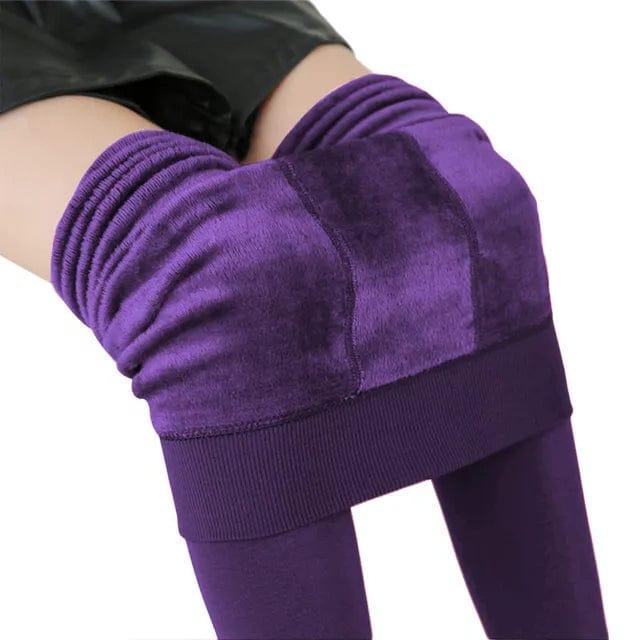MGT Fleece Lined Stretchable High Waist Leggings