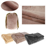 USB Heated Blanket with Soft Flannel and Detachable Cable for Two, 63 x 33 Inches