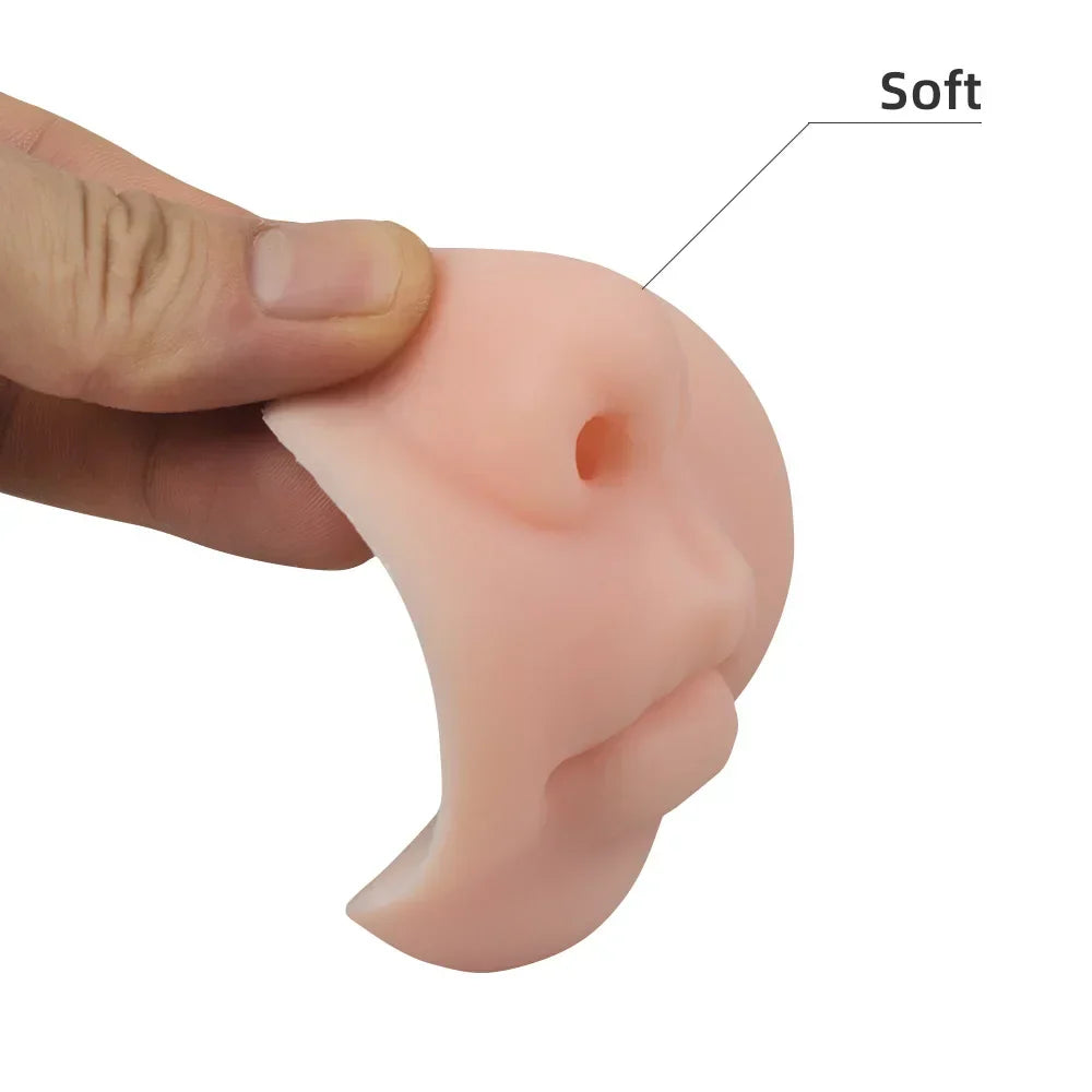 Nose Soap Dispenser with Squeeze Silicone and Adhesive Mount, Lifelike Prank