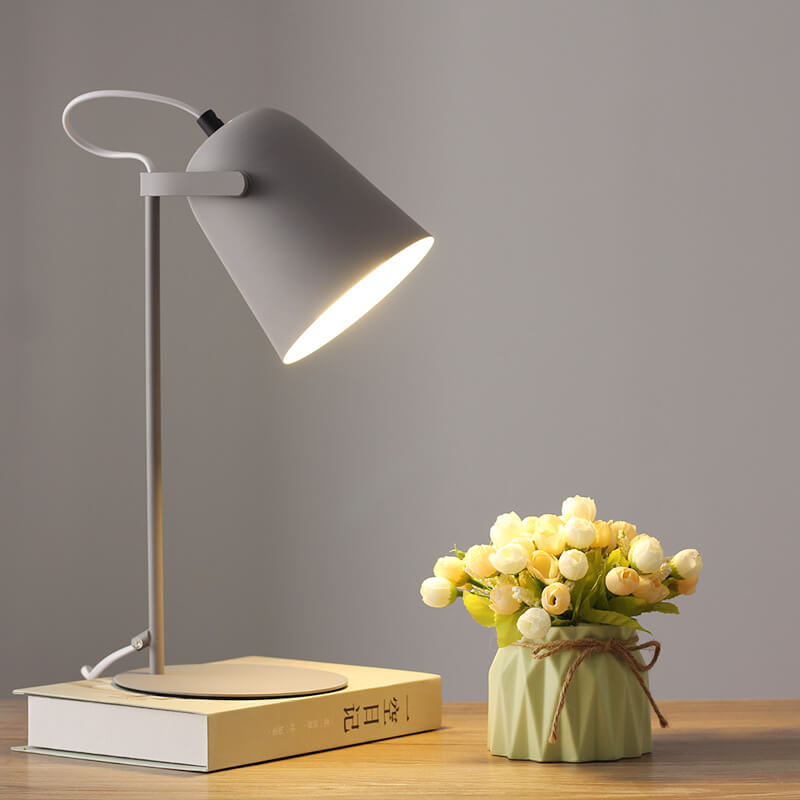 Nordic Metal LED Desk Lamp | Minimalist Reading & Study Light