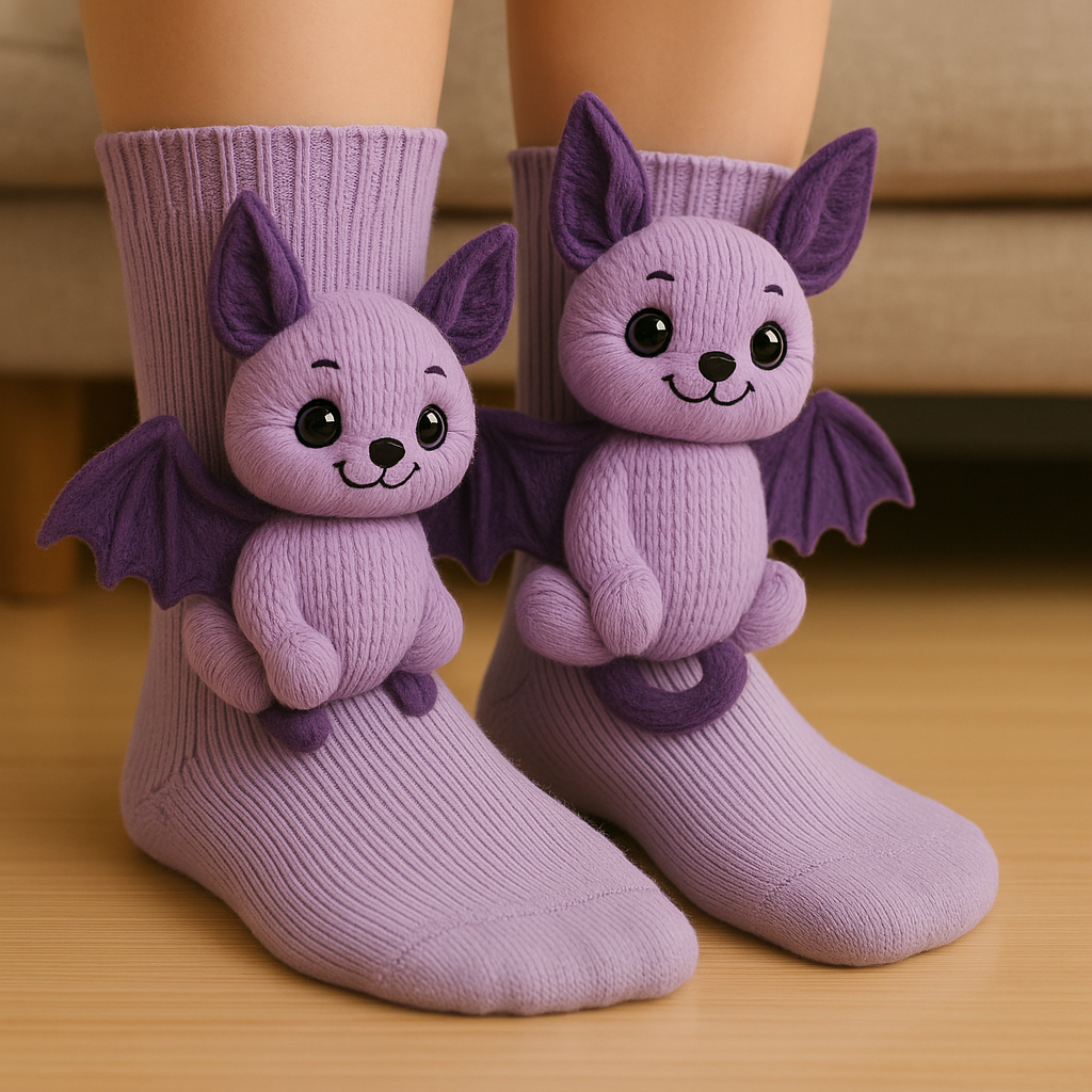 Socks Winter Plush Animal Slipper Style Footwear