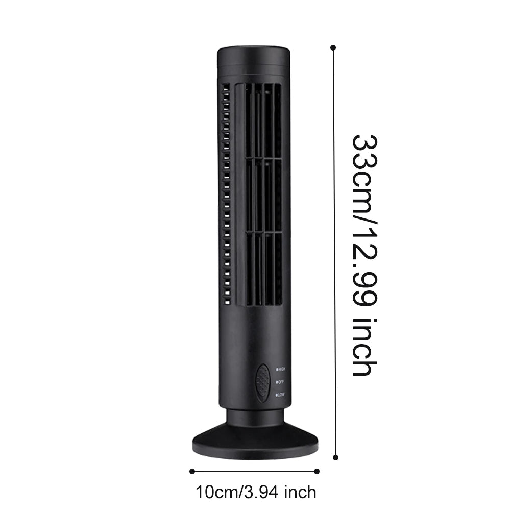 Mini Desktop Air Conditioner with USB Bladeless Cooling