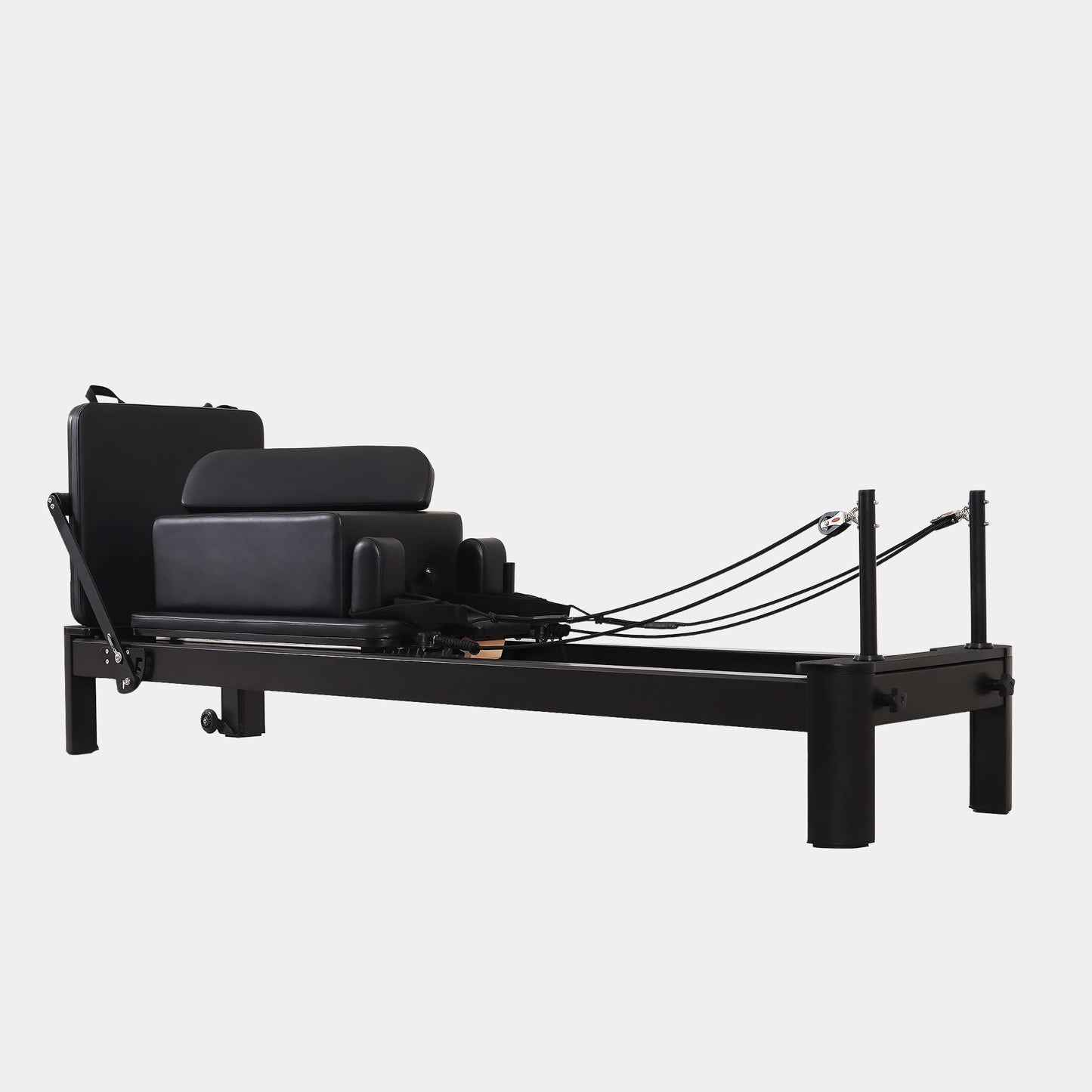 Black Aluminum Pilates Reformer
