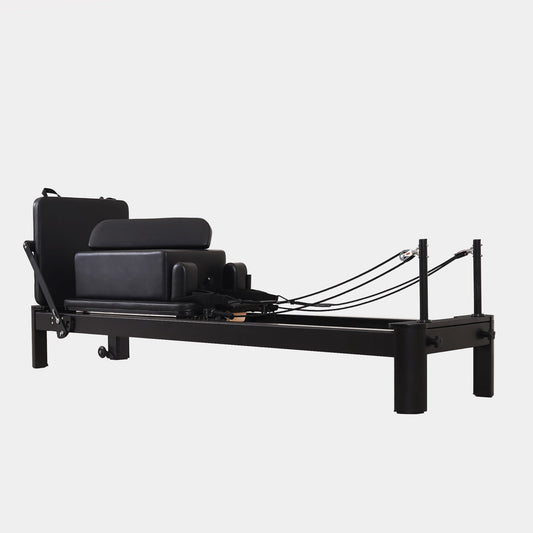 Black Aluminum Pilates Reformer