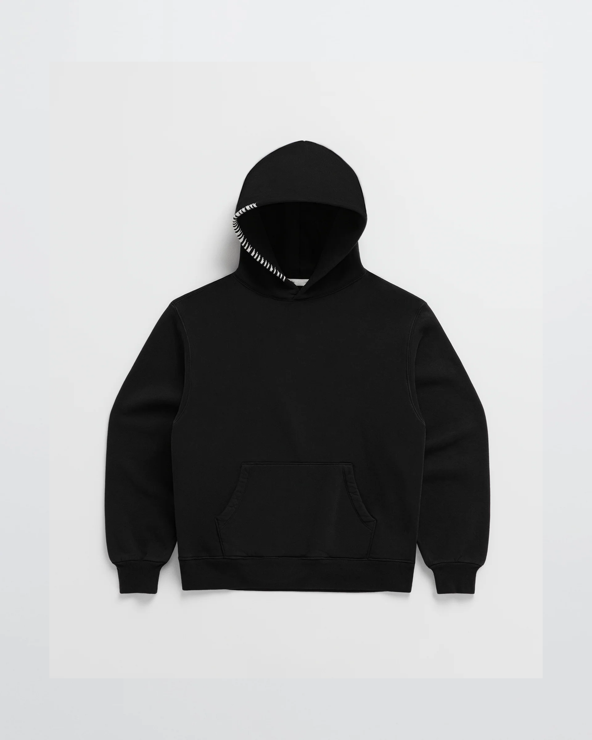 Cotton Blend Hoodie with Tailored Fit and Reinforced Hood Stitching, Easy Care
