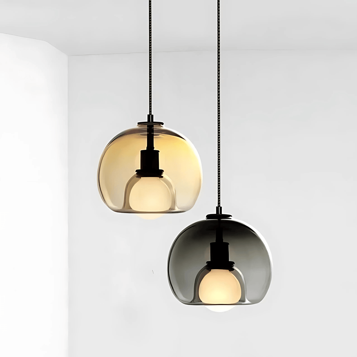Clyde Glass Pendant Light | Modern Handblown Elegance