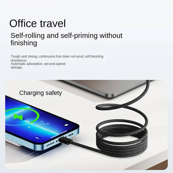 Magnetic Anti Tangle Cable Fast Charging