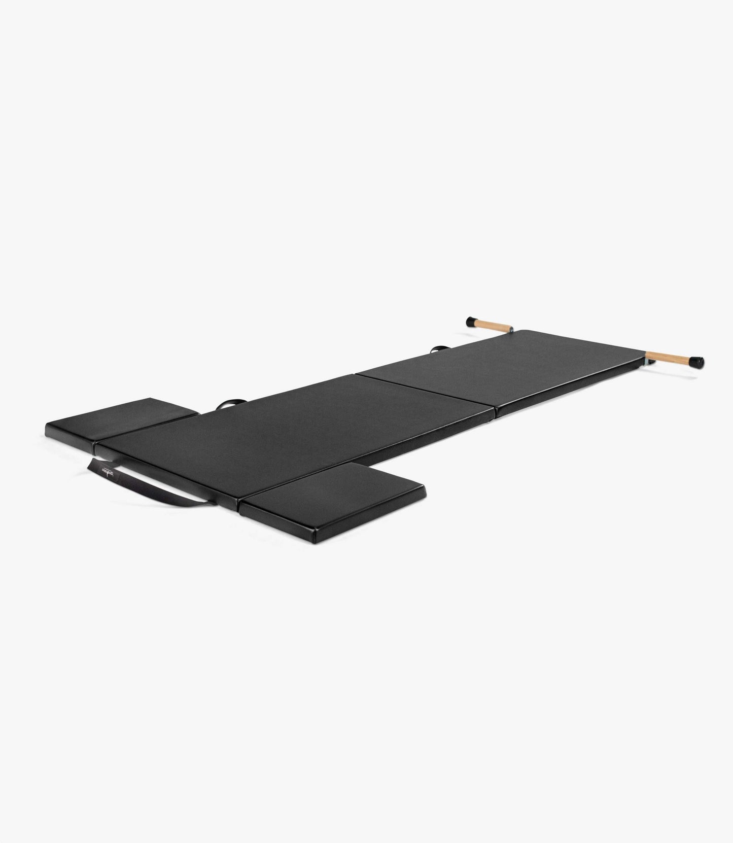 Classical Folding Pilates Mat with Side Pads & Wooden Handles