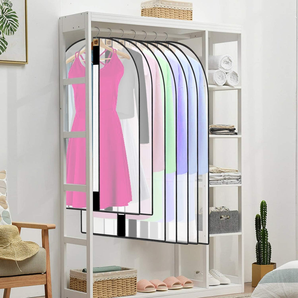 71-Inch Garment Bag with Full-Length Zipper and Dual Handles for Gowns