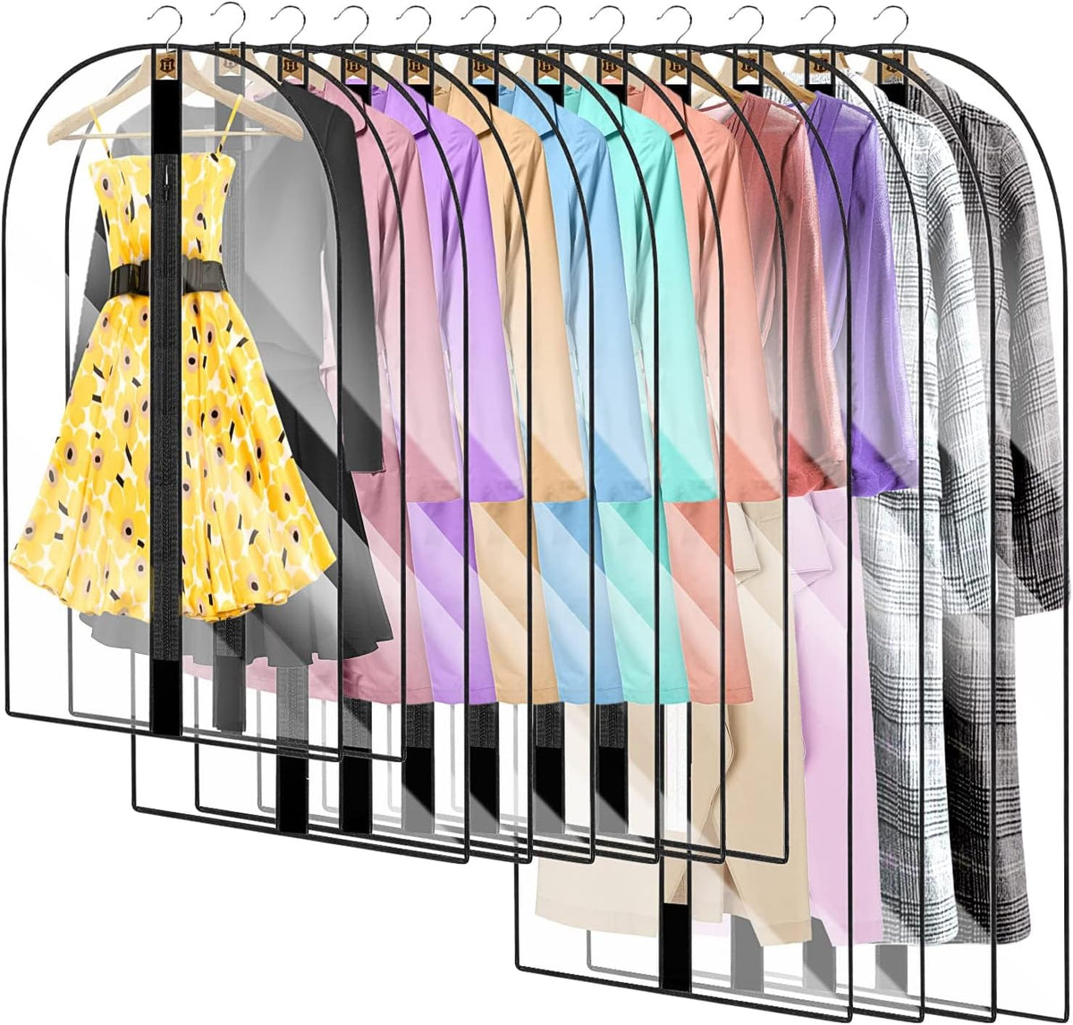 71-Inch Garment Bag with Full-Length Zipper and Dual Handles for Gowns