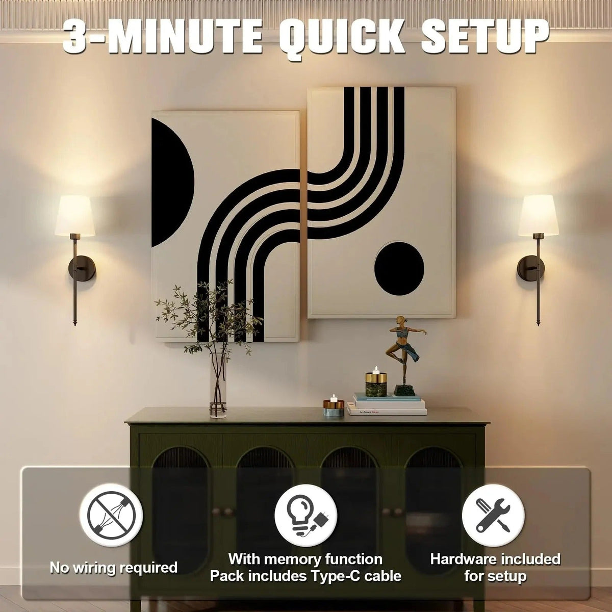 Wireless Wall Lights