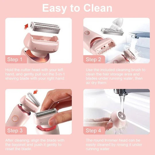 Women’s Electric Shaver for Wet and Dry Hair Removal