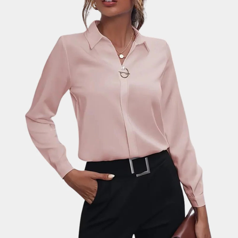 Elegant Plain Ladies Blouse