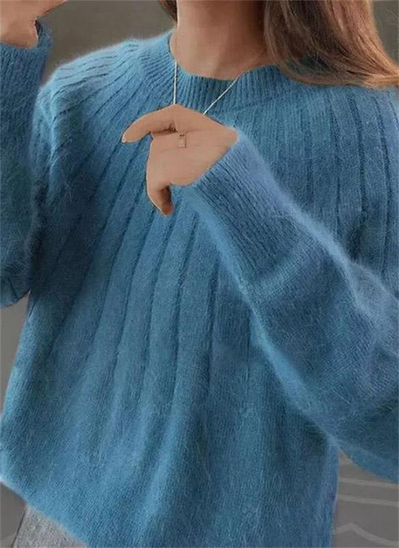Soft Cashmere Knitted Sweater for Women - Warm