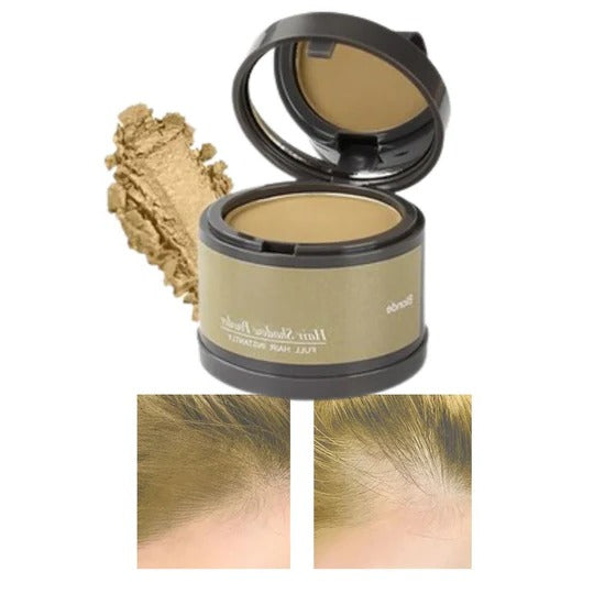 Water-Resistant Hairline Concealer Powder with Built-In Sponge Applicator