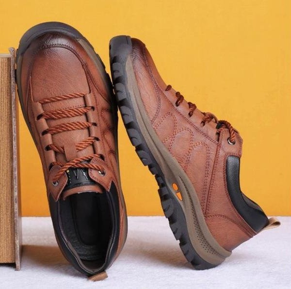 MEN'S ORTHOPEDIC LEATHER SHOES
