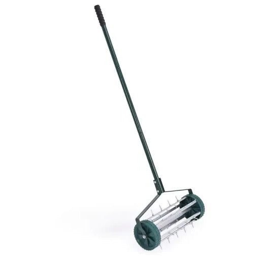 Heavy Duty Manual Lawn Spike Soil Aerator for Yard Maintenance