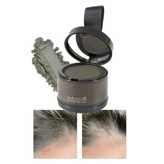 Water-Resistant Hairline Concealer Powder with Built-In Sponge Applicator