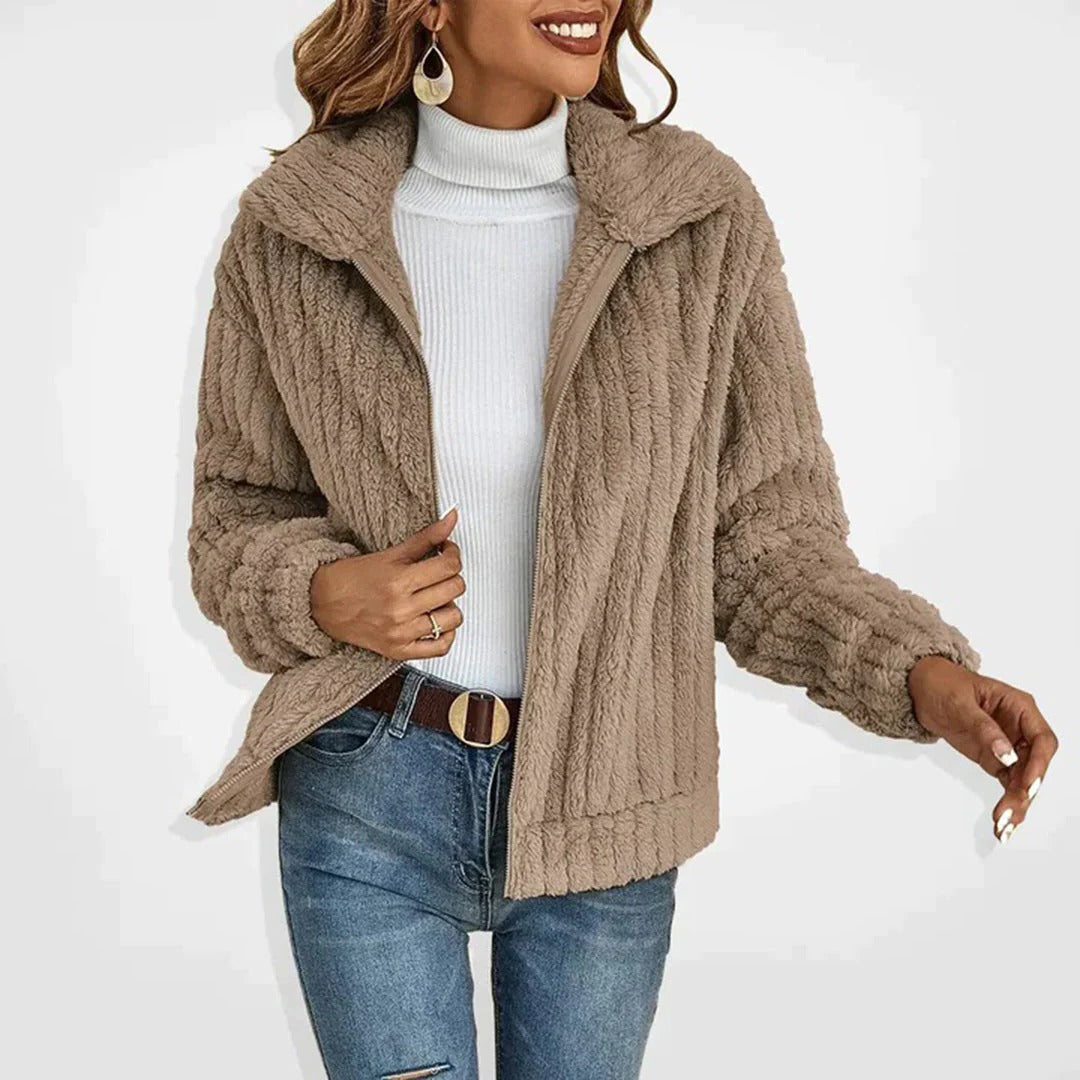 Women's Long Elegance Fleece Cardigan