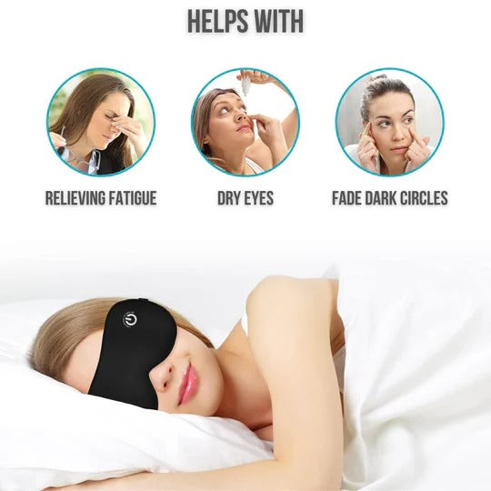 Rechargeable Heated Eye Mask for Warm Eye Comfort and Relaxation