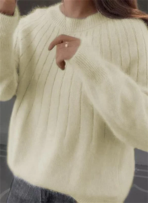 Soft Cashmere Knitted Sweater for Women - Warm