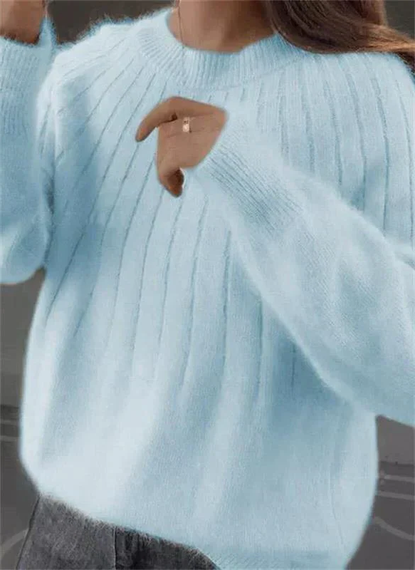 Soft Cashmere Knitted Sweater for Women - Warm