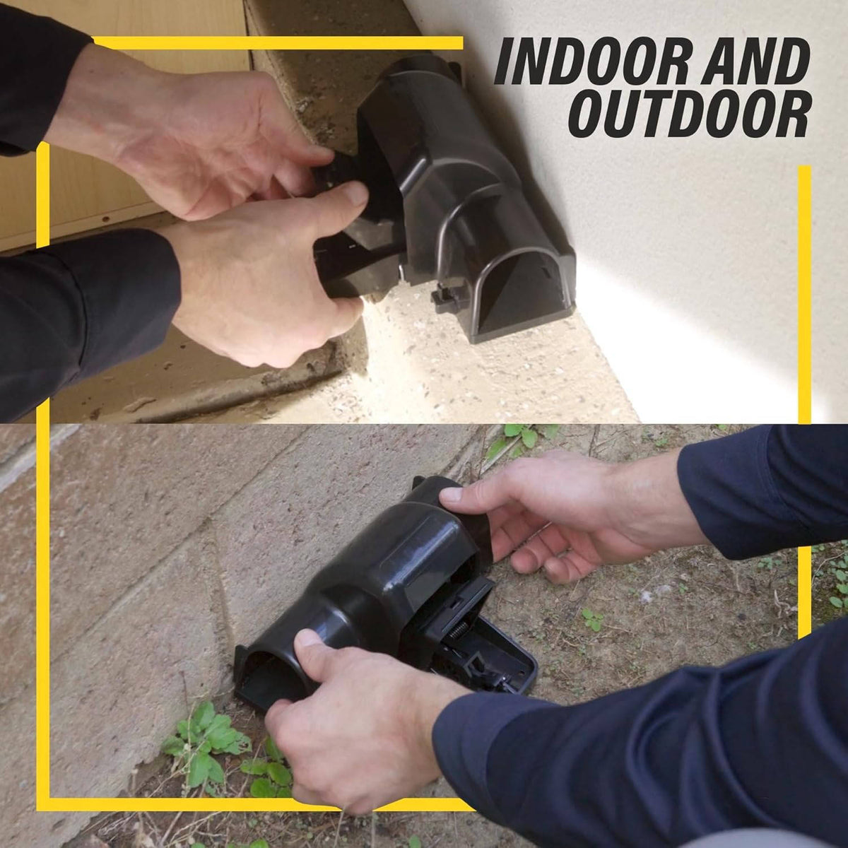 2 Pack Mouse, Rat & Chipmunk Traps, No Accidental Triggers, Indoor & Outdoor Use