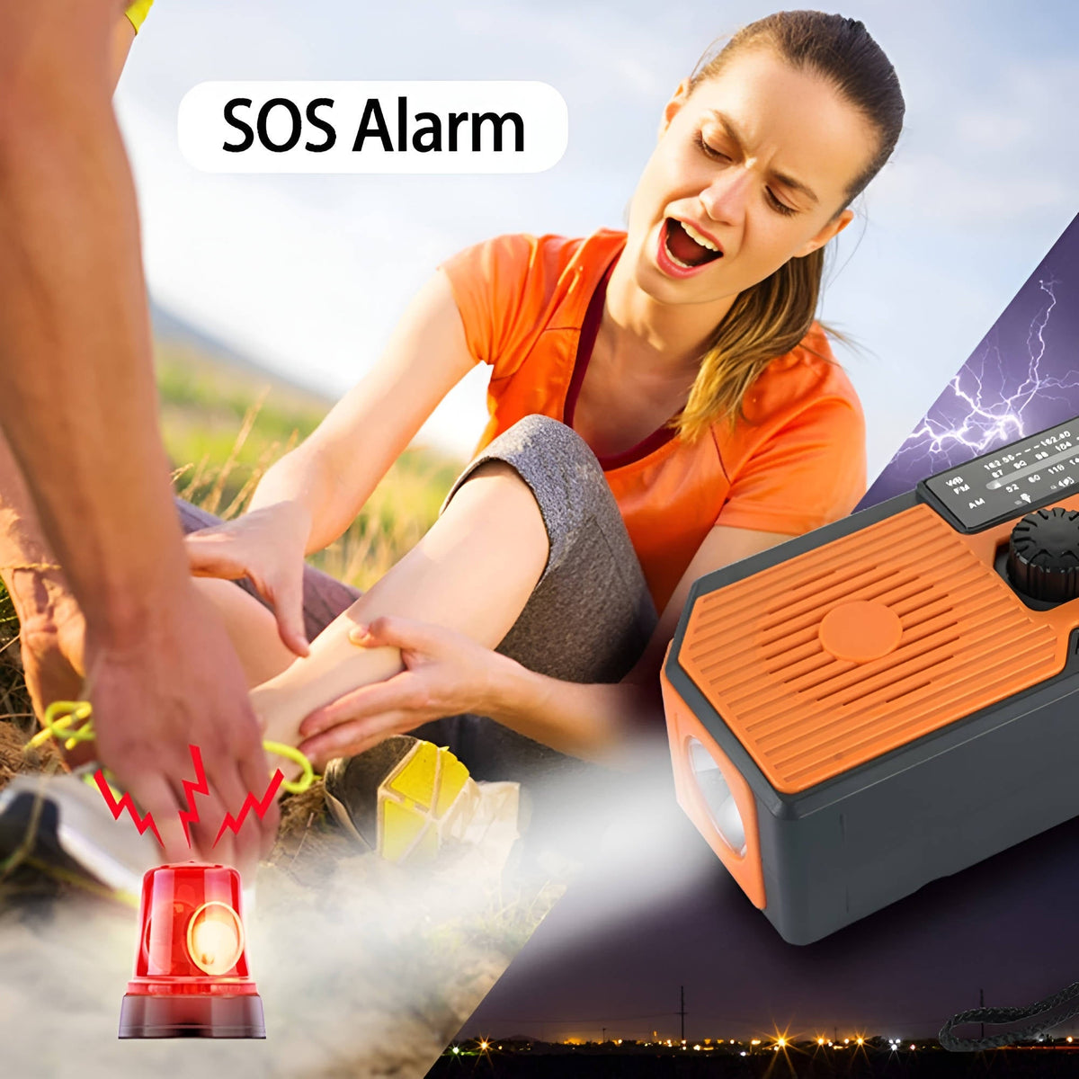 Solar Hand Crank Emergency Radio