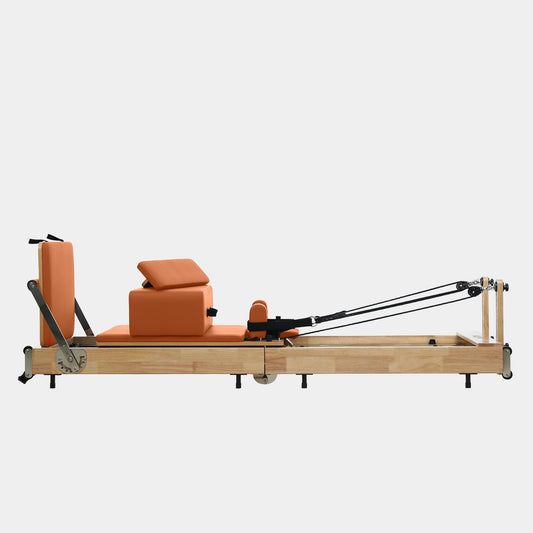 Foldable Solid-Wood Pilates Reformer
