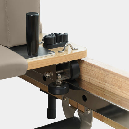 Foldable Solid-Wood Pilates Reformer