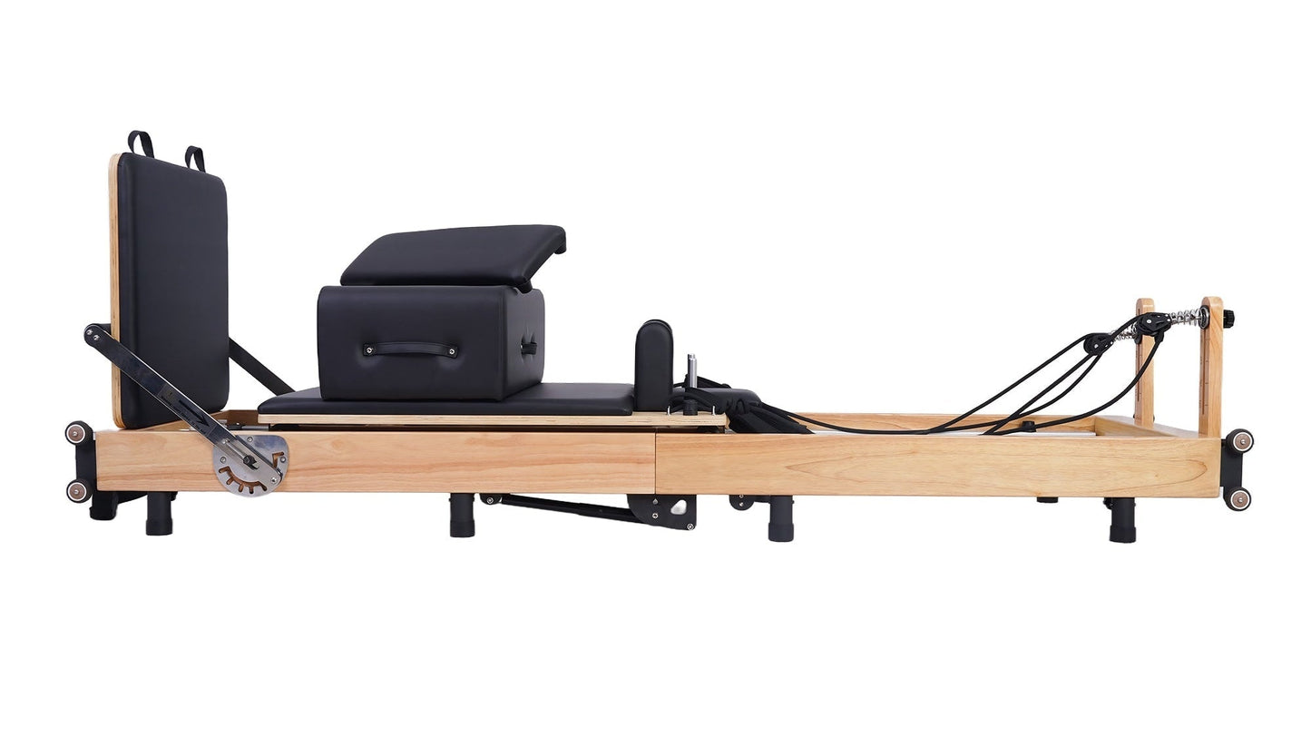 Reformesa Oak Foldable Pilates Reformer – Studio-Level Foldable Reformer