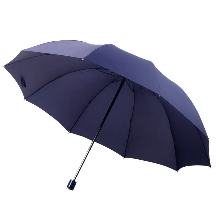 Large Folding Umbrella, Windproof, Folding Design for Rain and Sun