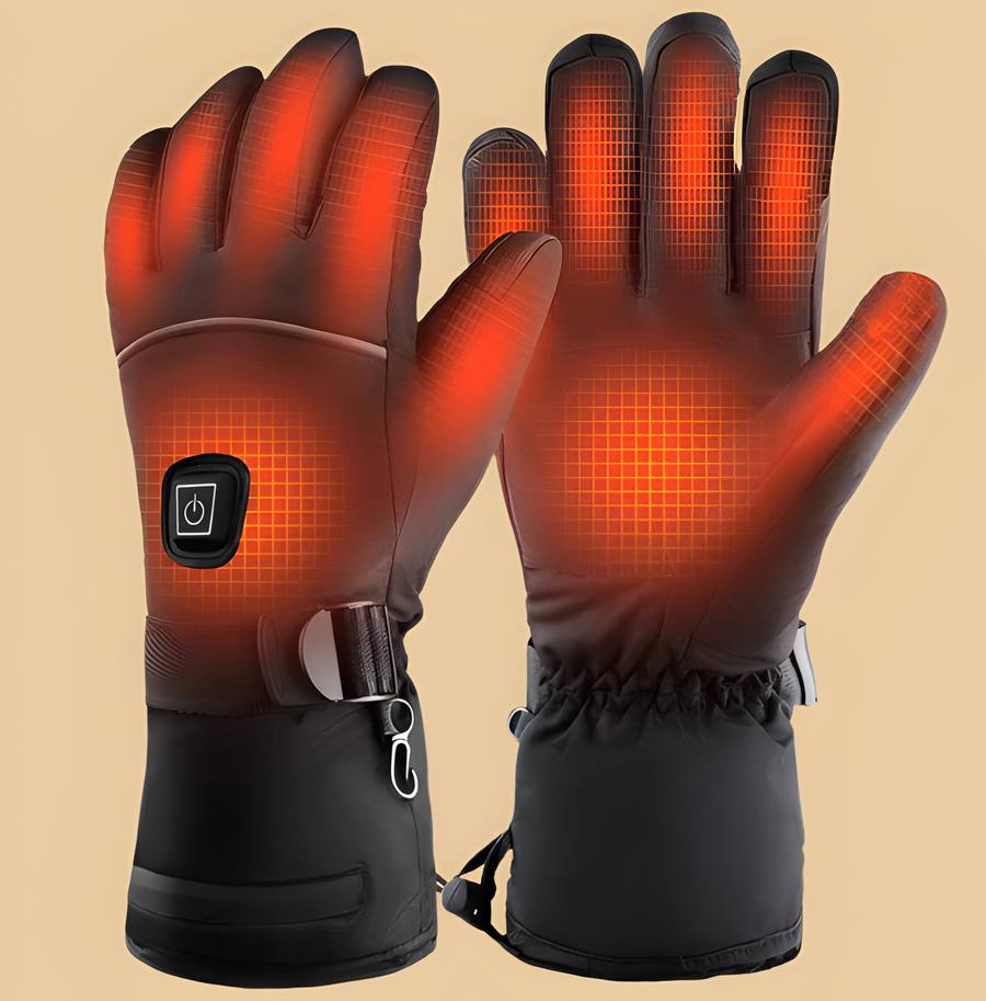 Heated Gloves with 3-Heat Level Control