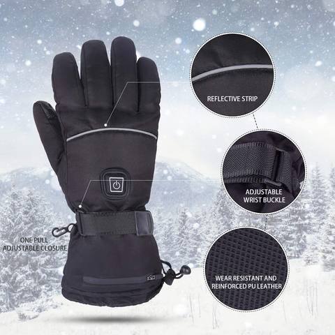 Heated Gloves with 3-Heat Level Control
