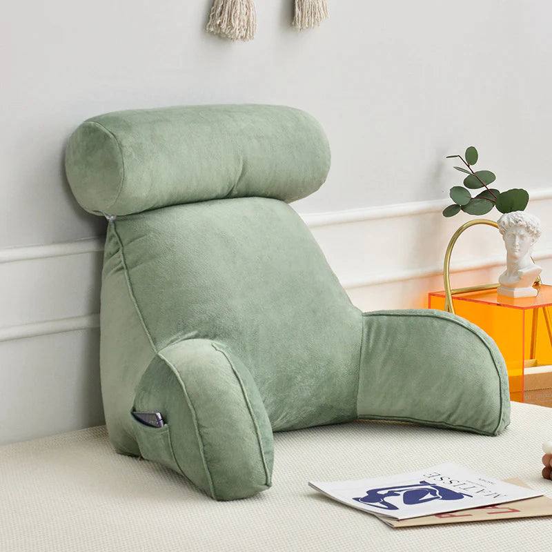 Deluxe Reading Bed Pillow with Arms