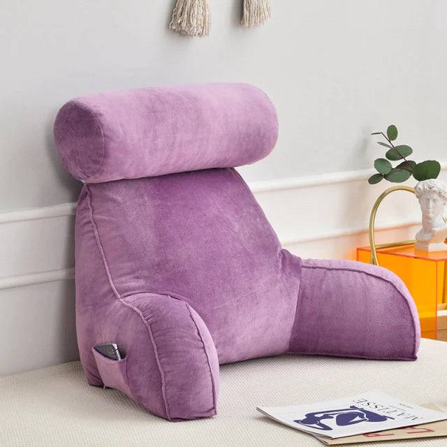 Deluxe Reading Bed Pillow with Arms