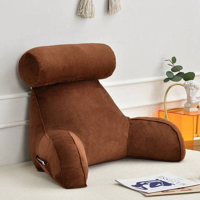 Deluxe Reading Bed Pillow with Arms