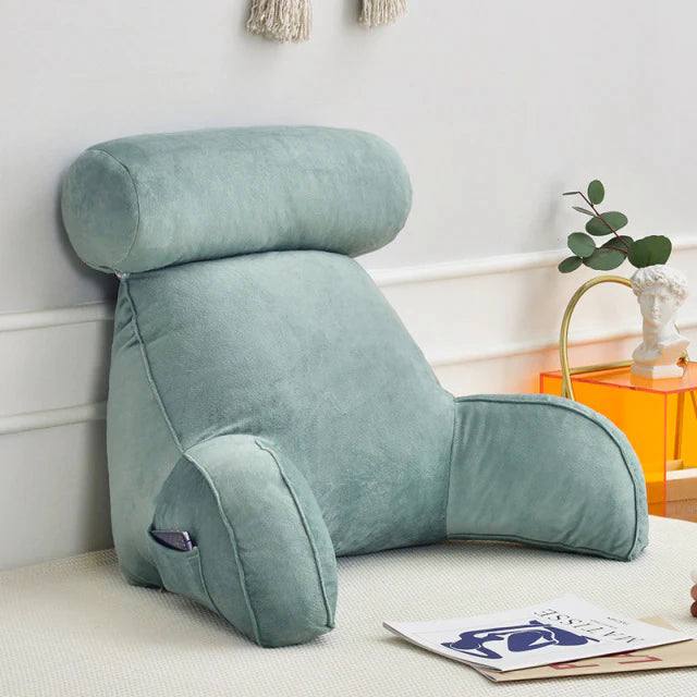 Deluxe Reading Bed Pillow with Arms