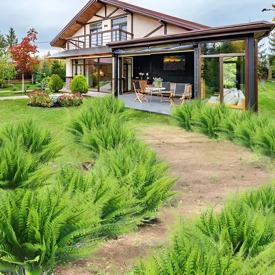 Artificial Boston Fern UV Resistant Outdoor Plant