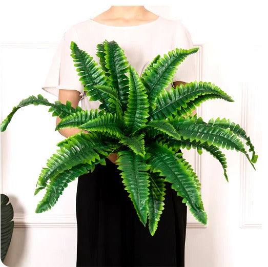 Artificial Boston Fern UV Resistant Outdoor Plant