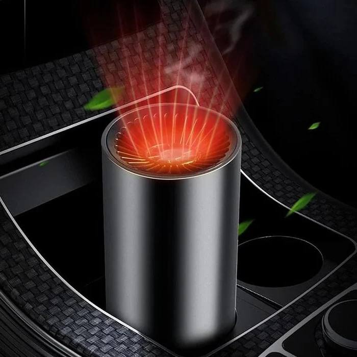 Car Warm Air Blower, Fast Heating & Cooling 360-Degree Rotatable Cup Shape Heater