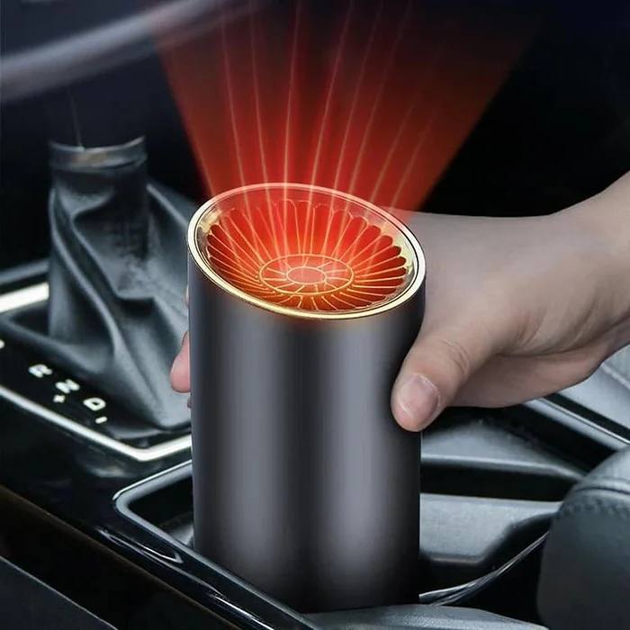 Car Warm Air Blower, Fast Heating & Cooling 360-Degree Rotatable Cup Shape Heater