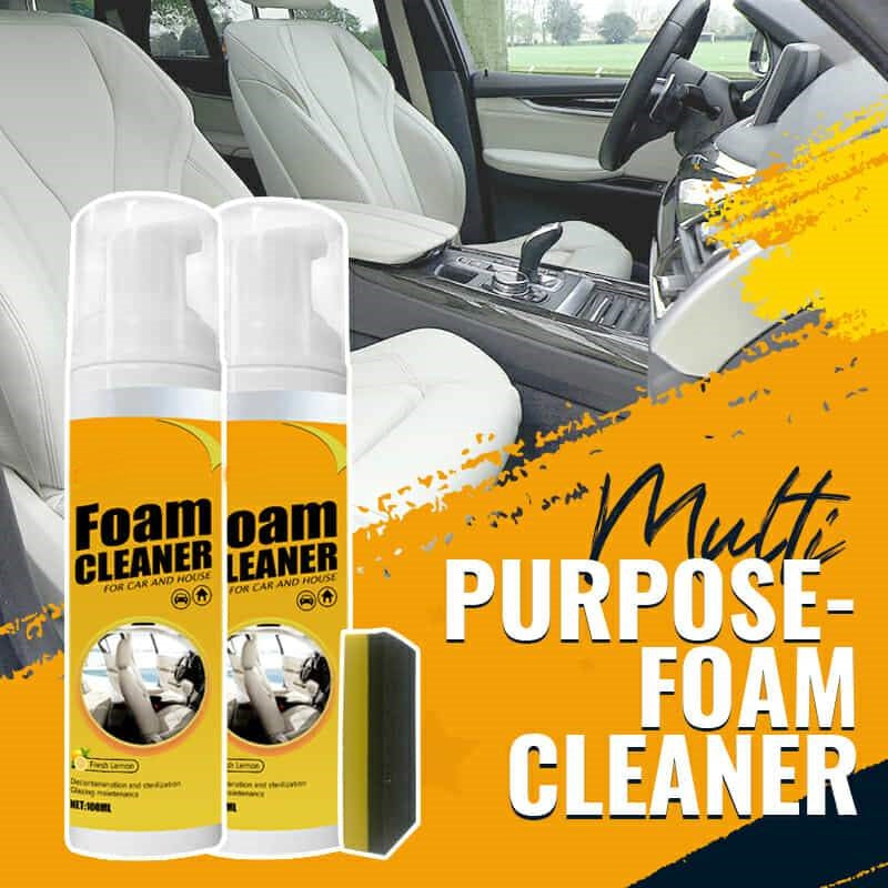 Multi-Surface Foam Cleaner with Gentle Formula and No-Rinse Finish, 3.38 oz