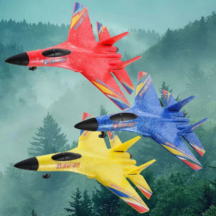Remote Control Plane with Silicone Buoyant Nose and Reinforced ABS Frame, 8-12 Min Flight